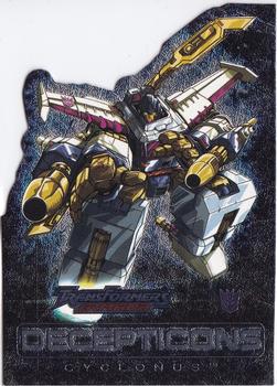 2003 Fleer Transformers Armada - Die Cuts #1AD Cyclonus Front