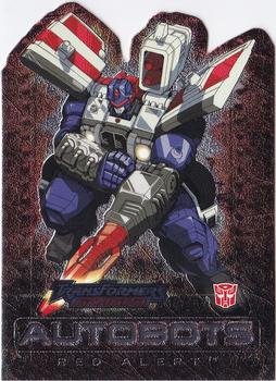 2003 Fleer Transformers Armada - Die Cuts #7AD Red Alert Front