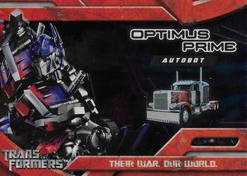 2007 Topps Transformers Movie - Foil #2 Optimus Prime Front