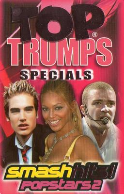 2003 Top Trumps Smash Hits! Popstars 2 #NNO Title Card Front