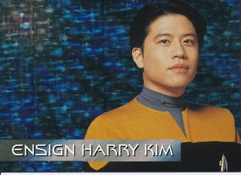1995 SkyBox Star Trek: Voyager Season One Series One - Spectra-Etch Crew #S6 Ensign Harry Kim Front