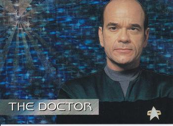 1995 SkyBox Star Trek: Voyager Season One Series One - Spectra-Etch Crew #S7 The Doctor Front