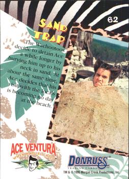 1995 Donruss Ace Ventura: When Nature Calls #62 Sand Trap Back