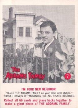 1964 Donruss The Addams Family #7 I'm Your New Neighbor! Front