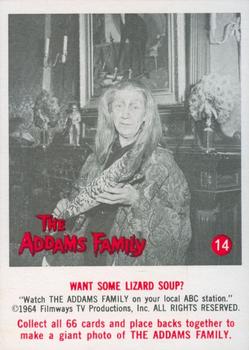 1964 Donruss The Addams Family #14 Want Some lizard Soup? Front