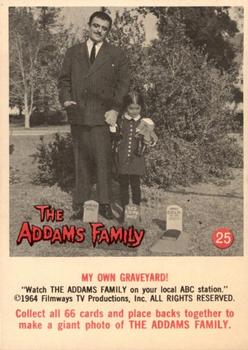 1964 Donruss The Addams Family #25 My Own Graveyard! Front