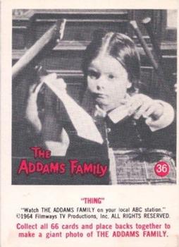 1964 Donruss The Addams Family #36 