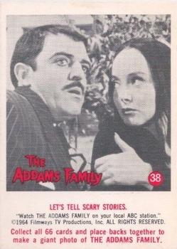 1964 Donruss The Addams Family #38 Let's Tell Scary Stories Front
