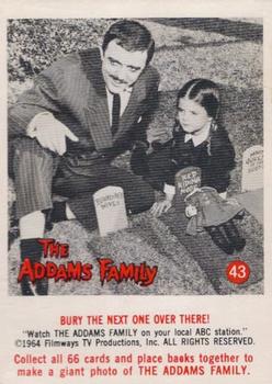 1964 Donruss The Addams Family #43 Bury the Next One over There! Front