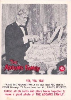 1964 Donruss The Addams Family #45 Yea, Yea, Yea Front