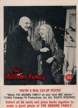 1964 Donruss The Addams Family #50 You're a Real Cut-Up Fester! Front