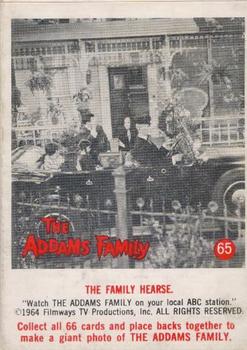 1964 Donruss The Addams Family #65 The Family Hearse Front