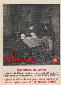 1964 Donruss The Addams Family #66 Quit Shaking the Coffin Front