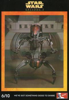 1999 KFC Star Wars Episode 1 (Australia) #6 Destroyer Droid Front