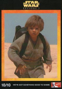 1999 KFC Star Wars Episode 1 (Australia) #10 Anakin Skywalker Front