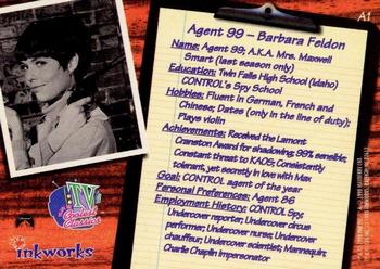 1998 Inkworks TV's Coolest Classics - Autograph #A1 Barbara Feldon: Agent 99 Back