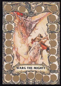 1994 Merlin BattleCards #21 Warg the Mighty Front