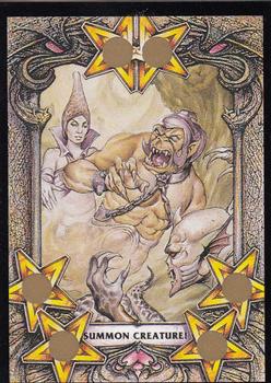 1994 Merlin BattleCards #48 Summon Creature Spell Front