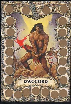 1994 Merlin BattleCards #56 D'Accord the Daring Front