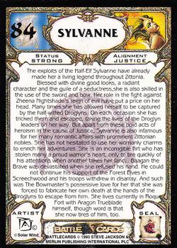 1994 Merlin BattleCards #84 Sylvanne Back