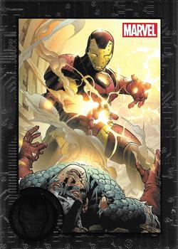2013 Rittenhouse Marvel Greatest Battles #4 Iron Man / Captain America Front