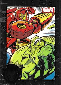2013 Rittenhouse Marvel Greatest Battles #7 Iron Man / Hulk Front