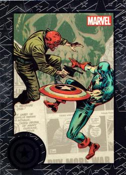 2013 Rittenhouse Marvel Greatest Battles #14 Captain America / Red Skull Front