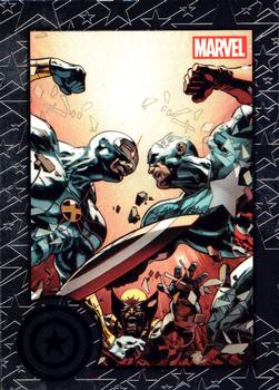 2013 Rittenhouse Marvel Greatest Battles #16 Captain America / Cyclops Front