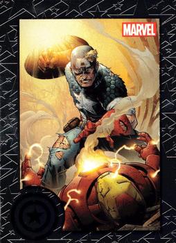 2013 Rittenhouse Marvel Greatest Battles #18 Captain America / Iron Man Front