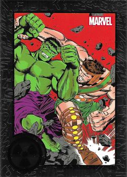 2013 Rittenhouse Marvel Greatest Battles #21 Hulk / Hercules Front