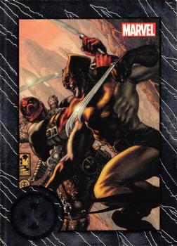 2013 Rittenhouse Marvel Greatest Battles #41 Wolverine / Deadpool Front