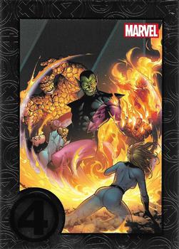 2013 Rittenhouse Marvel Greatest Battles #57 Fantastic Four / Super Skrull Front