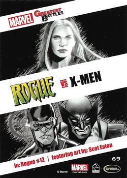 2013 Rittenhouse Marvel Greatest Battles #69 Rogue / X-Men Back