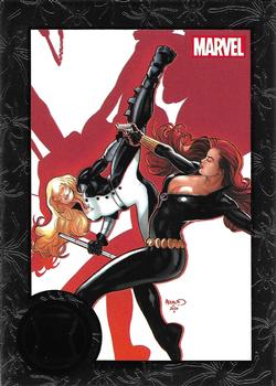 2013 Rittenhouse Marvel Greatest Battles #79 Black Widow / Mockingbird Front