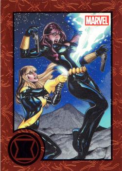 2013 Rittenhouse Marvel Greatest Battles - Red #81 Black Widow / Magik Front