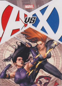 2013 Rittenhouse Marvel Greatest Battles - Avengers Vs X-Men #VS11 Black Widow / Psylocke Front
