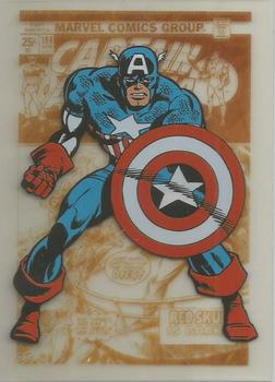 2013 Rittenhouse Marvel Greatest Battles - Gold Covers #GC1 Captain America Front