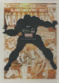 2013 Rittenhouse Marvel Greatest Battles - Gold Covers #GC4 Iron Man Back
