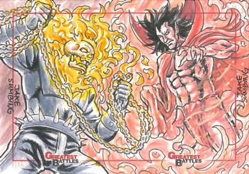 2013 Rittenhouse Marvel Greatest Battles - Sketches #43 Jake Sumbing Front