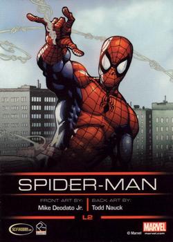 2013 Rittenhouse Legends of Marvel: Spider-Man #L2 Spider-Man Back
