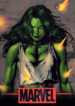 2013 Rittenhouse Legends of Marvel: She-Hulk #L2 She-Hulk Front