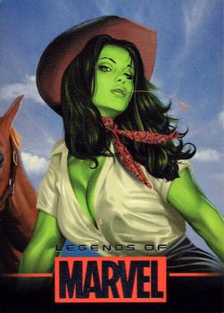 2013 Rittenhouse Legends of Marvel: She-Hulk #L8 She-Hulk Front