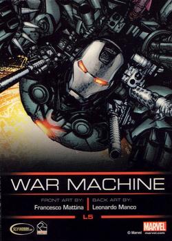 2013 Rittenhouse Legends of Marvel: War Machine #L5 War Machine Back