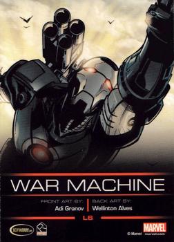 2013 Rittenhouse Legends of Marvel: War Machine #L6 War Machine Back