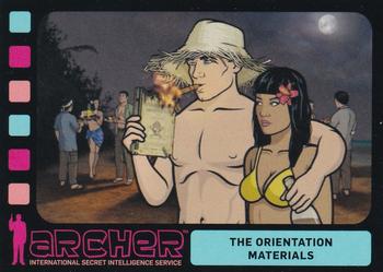 2014 Cryptozoic Archer Seasons 1-4 #07 The Orientation Materials Front