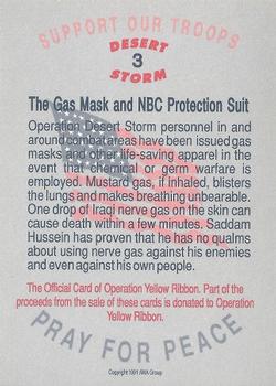 1991 AMA Group Desert Storm Operation Yellow Ribbon #3 Gas Mask Back