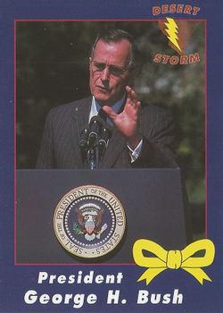 1991 AMA Group Desert Storm Operation Yellow Ribbon #52 President George H. Bush Front