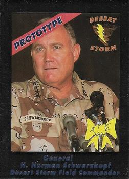 1991 AMA Group Desert Storm Operation Yellow Ribbon - Promos #P11 H. Norman Schwarzkopf Front