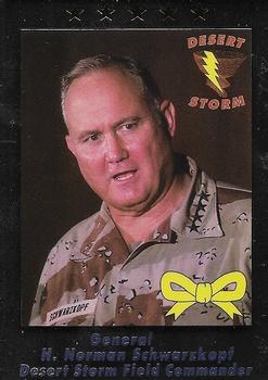 1991 AMA Group Desert Storm Operation Yellow Ribbon - Case Inserts #NNO General H. Norman Schwarzkopf Front