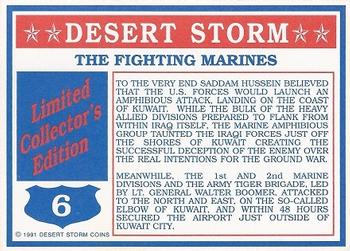 1991 Hutt River Province, New Queensland Mint Desert Storm #6 The Fighting Marines Back